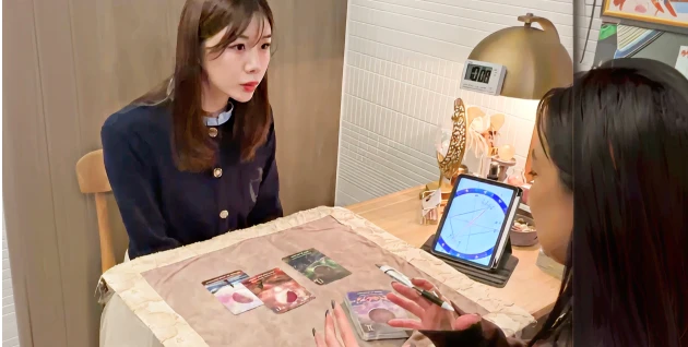 占術と接遇スキルを同時に習得できる指導のイメージ